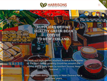 Tablet Screenshot of harrisonscoffee.co.nz